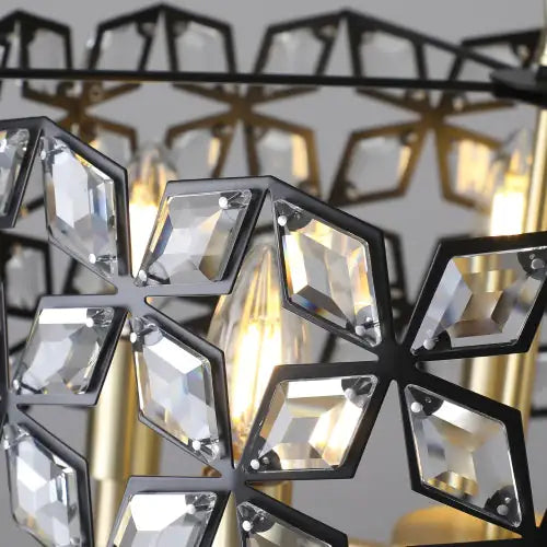Modern Round Crystal Chandelier