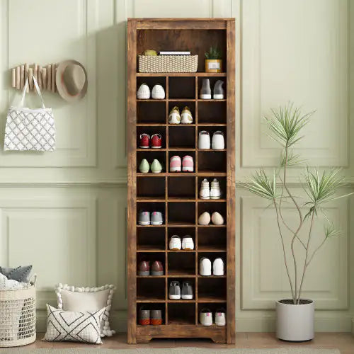 Stylish Rustic Shoe Cabinet