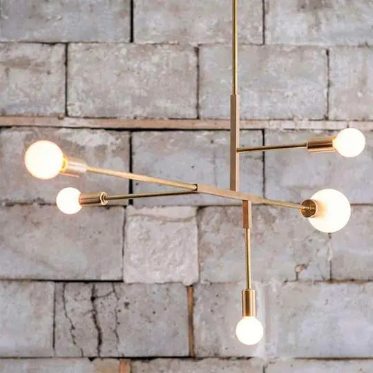 Minimalist Gold Pendant Light