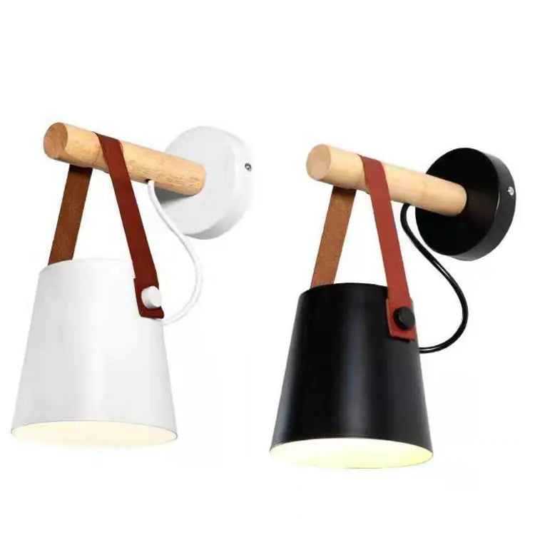 Wooden Macaron Table Lamp