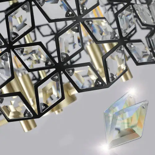 Modern Round Crystal Chandelier