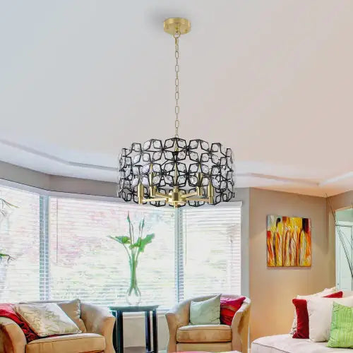 Modern Round Crystal Chandelier