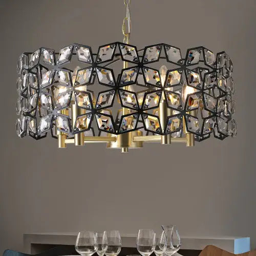 Modern Round Crystal Chandelier