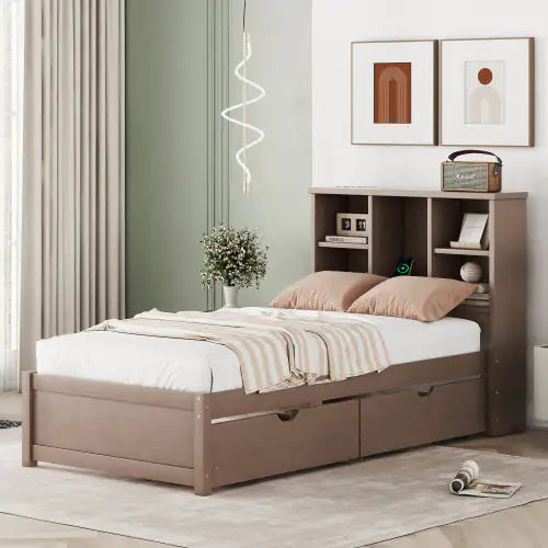 Modern Twin Size Bed Frame