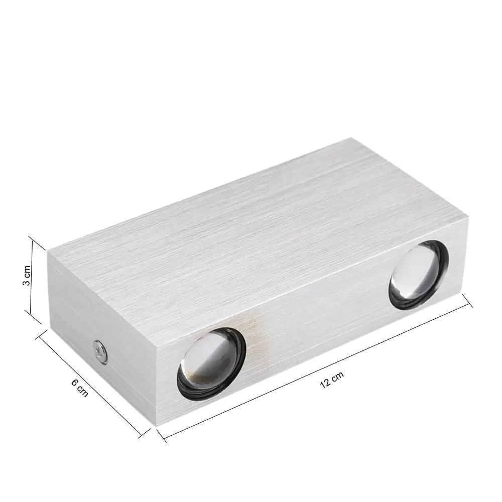 Modern Aluminum Wall Light for Indoor Spaces