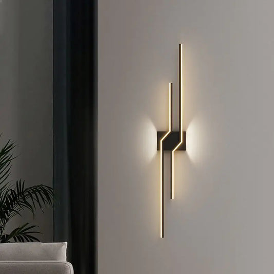 Golden Rods LED Wall Light