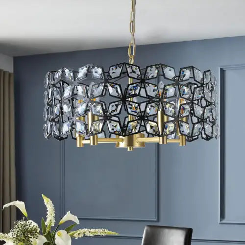 Modern Round Crystal Chandelier