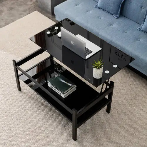 Tempered Glass Lift Coffee Table