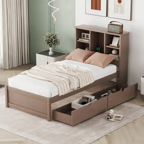 Modern Twin Size Bed Frame
