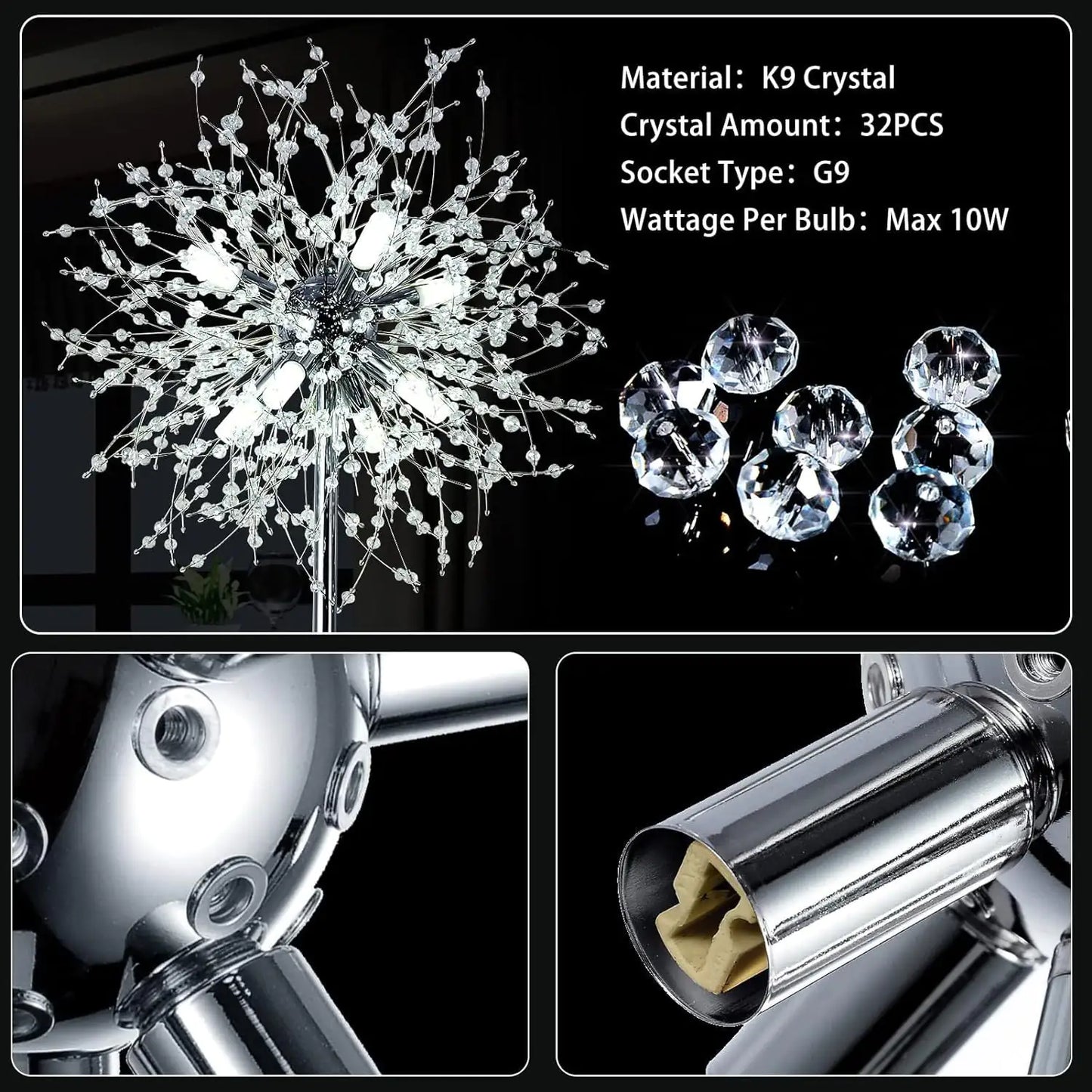 Crystal Floor Lamp