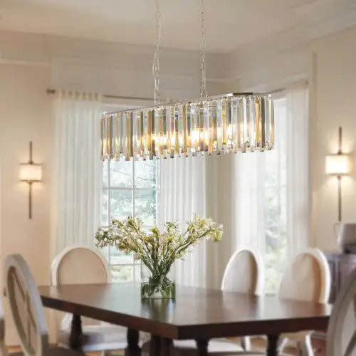 Modern Oval Crystal Luxury Chandelier