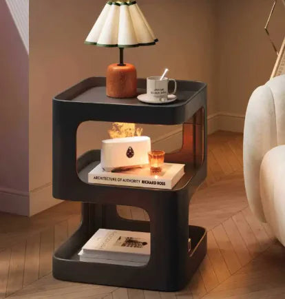 Gapped Minimalist Bedside Table