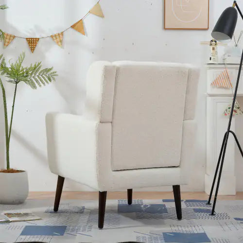 Modern Teddy Fabric Armchair