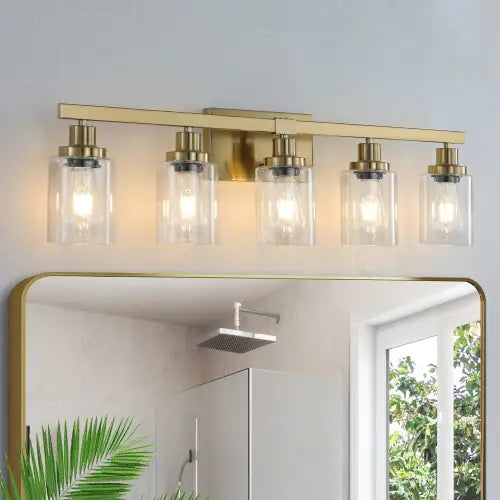 Gold 5 Light Vanity Light