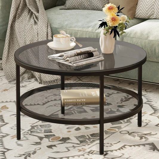 Round Glass Coffee Table
