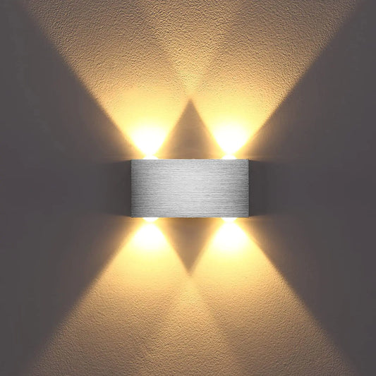 Modern Aluminum Wall Light for Indoor Spaces