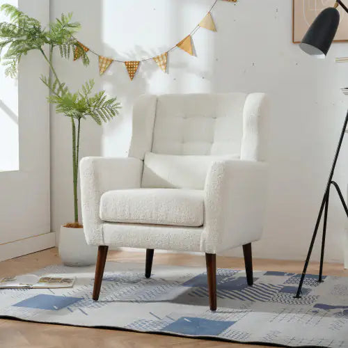 Modern Teddy Fabric Armchair