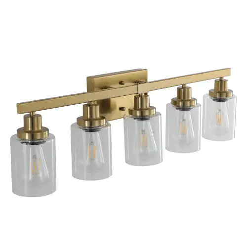 Gold 5 Light Vanity Light