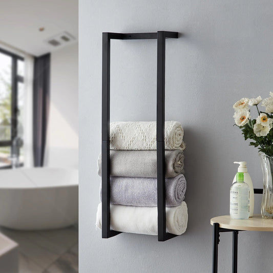 Towel Rack Modern Metal Mount